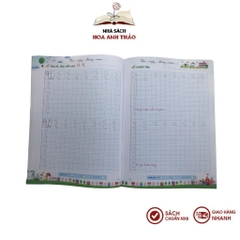 Sách Vở thực hành Luyện viết Chữ thường Chữ hoa: Cỡ chữ nhỏ theo nhóm