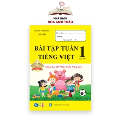 Sách - Bài tập tuần toán và tiếng việt lớp 1 học kỳ 2 Cùng phát triển năng lực