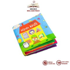 Sách vải Lalala baby, kích thích đa giác quan: My very first book, kích thước 15x15cm 12 trang