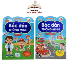 Sách Bóc dán thông minh song ngữ Việt Anh dành cho trẻ từ 2-6 tuổi