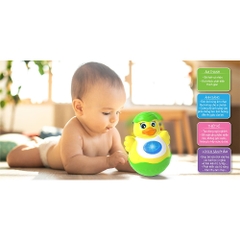 Đồ chơi lật đật hình vịt Antona có âm thanh và đèn thông minh