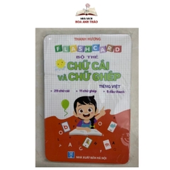 Bộ Thẻ Chữ Cái Chữ Ghép - Bé Học Toán Việt Hà