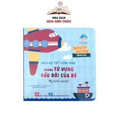 Sách - Đục trổ thông minh Những từ vựng đầu đời của bé song ngữ Việt Anh cho bé dưới 6 tuổi