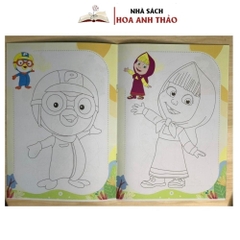 Sách Tô Màu - Bộ 20 Cuốn Tô Màu Cho Bé Nhiều Chủ Đề Cho Bé Thoả Sức Sáng Tạo