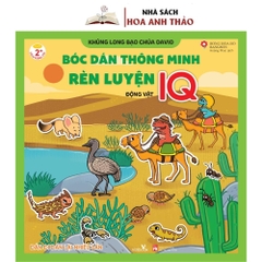 Combo 5  Sách - Bóc Dán Thông Minh Rèn Luyện IQ Khủng Long Bảo Chúa DAVID