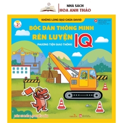 Combo 5  Sách - Bóc Dán Thông Minh Rèn Luyện IQ Khủng Long Bảo Chúa DAVID