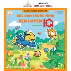 Combo 5  Sách - Bóc Dán Thông Minh Rèn Luyện IQ Khủng Long Bảo Chúa DAVID