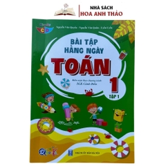 Combo 2 Sách - Combo Bài Tập Hằng Ngày Toán, Tiếng Việt Lớp 1 Tập 1i ( Cánh Diều )