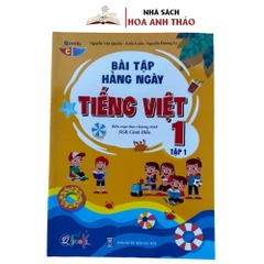 Combo 2 Sách - Combo Bài Tập Hằng Ngày Toán, Tiếng Việt Lớp 1 Tập 1i ( Cánh Diều )