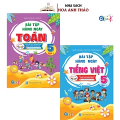 Combo Bộ 2 Quyển BTHN Toán và Tiếng Việt lớp 5 kì 1 - Cánh Diều