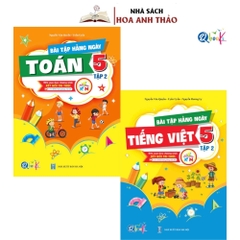 Combo 2 Cuốn Bài Tập Hàng Ngày Toán Và Tiếng Việt Lớp 5 tập 2 - Kết Nối Tri Thức