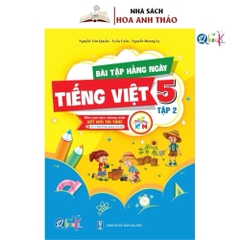 Combo 2 Cuốn Bài Tập Hàng Ngày Toán Và Tiếng Việt Lớp 5 tập 2 - Kết Nối Tri Thức