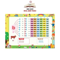 Combo 4 Sách gồm Tập đánh vần tiếng việt, bé chinh phục toán học, tập viết phát triển năng lực
