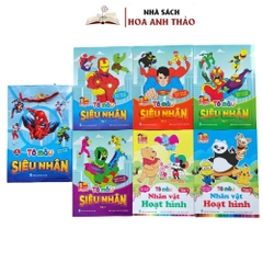 Sách - Tô Màu Siêu Nhân Công Chúa Dành Cho Bé Từ 3 Tuổi (Bộ 6 Quyển )