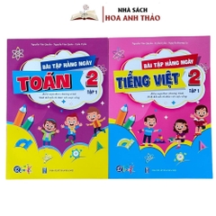 Sách - Combo Bài Tập Hằng Ngày Toán - Tiếng Việt Lớp 2 Tập 1 (Kết nối tri thức với cuộc sống)