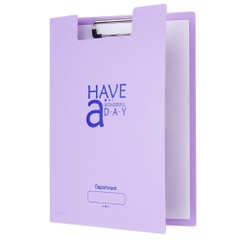 Bìa Trình Ký Kép Màu Pastel Nhựa PP Thiên Long Flexoffice FO-CB03