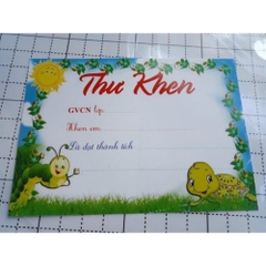 Thư Khen Thưởng Học Sinh