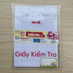 Giấy Kiểm Tra  Điểm 10 Thiên Long ( TP-GKT012, TP-GKT06 )