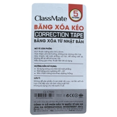 Bút Xóa Băng Kéo CLASSMATE Thiết Kế Nhỏ Gọn CL-CT500 CT120