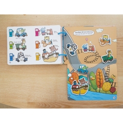 Học Liệu Bóc Dán Montessori  Busy Book Song Ngữ Anh Việt