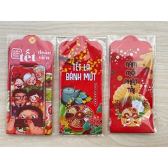 Bao Lì Xì Tết Đẹp Mẫu Truyền Thống - Combo 50 Chiếc ( Hình Giao Ngẫu Nhiên )