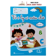 Sách - Vở Ô Ly Có Mẫu Chữ - Bộ 3 Quyển, Dành Cho Trẻ Từ 4 - 6 Tuổi )