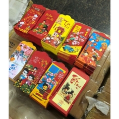 Bao Lì Xì Tết Đẹp Mẫu Truyền Thống - Combo 50 Chiếc ( Hình Giao Ngẫu Nhiên )