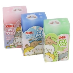 Gôm Tẩy Màu Deli - Tẩy Thạch Hình Que Kem, Động Vật H301/H303