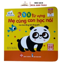 Sách - 200 Từ Vựng Mẹ Cùng Con Học nói