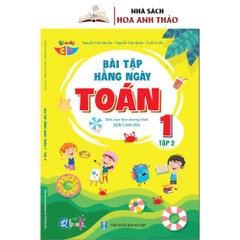 Sách - Combo Bài Tập Hàng Ngày Toán Và Tiếng Việt Lớp 1 - Cánh Diều - Tập 2