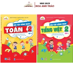 Combo 2 quyển Bài Tập Hàng Ngày Toán Và Tiếng Việt Lớp 2 Bộ Kết Nối Tri Thức Cuộc Sống Tập 2