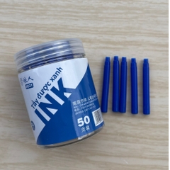 Mực Ống Xóa Được Cỡ Nhỏ, Mực Cỡ 2.6 Bút Máy Xóa Được - Hộp 50 ống