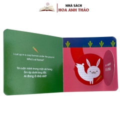 Sách - Lift The Flap Lật Mở Khám Phá Ai Đang Ở Nhà Nhỉ Và Thức Dậy Đi Nào