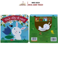 Sách - Lift The Flap Lật Mở Khám Phá Ai Đang Ở Nhà Nhỉ Và Thức Dậy Đi Nào