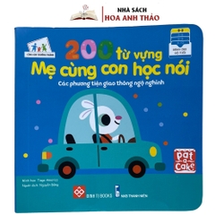 Sách - 200 Từ Vựng Mẹ Cùng Con Học nói