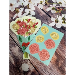 Thiệp Bó Hoa 3D Kèm Hoa Rời