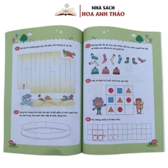 Sách - Trò Chơi Toán Học Rèn Luyện Tư Duy 3 - 6 Tuổi ( Bộ 2 Quyển )