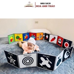 Tranh Kích Thích Thị Giác Cho Trẻ Sơ Sinh Trọn Bộ Hàng Việt Nam Dành Cho Bé 0-2 Tuổi