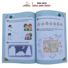 Sách - Trò Chơi Toán Học Rèn Luyện Tư Duy 3 - 6 Tuổi ( Bộ 2 Quyển )