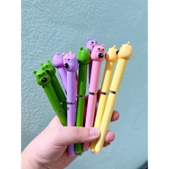 Bút Máy Xoá Được Hình Gấu Ngòi Kim Tinh Mài
