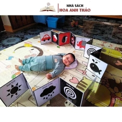 Tranh Kích Thích Thị Giác Cho Trẻ Sơ Sinh Trọn Bộ Hàng Việt Nam Dành Cho Bé 0-2 Tuổi