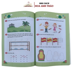 Sách - Trò Chơi Toán Học Rèn Luyện Tư Duy 3 - 6 Tuổi ( Bộ 2 Quyển )