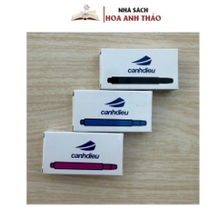 Hộp 10 Ống Mực Nhanh Khô Và Phổ Thông Cánh Diều 1,1ml ( Loại 2 Đầu Cắm )