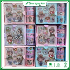 Sticker Hộp Labubu - Hình Dán Sticker Nhiều Mẫu Ngẫu Nhiên Làm Quà Tặng