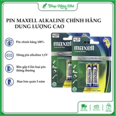 Pin AA , Pin AAA Maxell Alkaline 1.5V Vỉ 2 Viên Chính Hãng