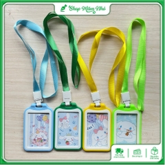 Dây Đeo Thẻ Học Sinh - Sinh Viên - Nhân Viên Văn  Thẻ Dọc