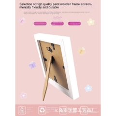 Tranh Đính Đá Thủ Công 5D DIY Hình Dễ Thương Có Kèm Khung Đỡ