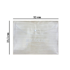 Bìa đựng tài liệu văn phòng phẩm A4-F4 my clear bag trong suốt
