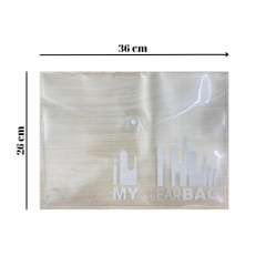 Bìa đựng tài liệu văn phòng phẩm A4-F4 my clear bag trong suốt