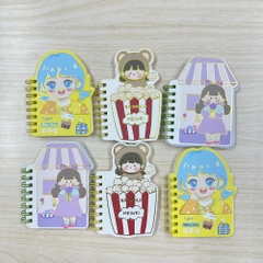 Sổ tay mini nhiều hình cute sổ lò xo A7